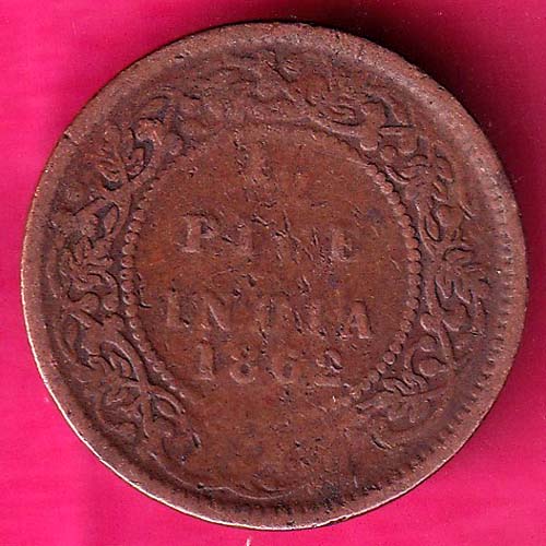 1/2 Pice 1862 Victoria Scarce :-@hub4825