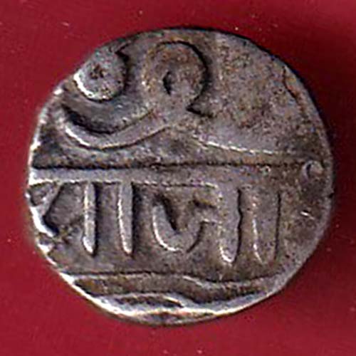 Nawanagar state shree jaamji HALF KORI SILVER COIN–OO5804