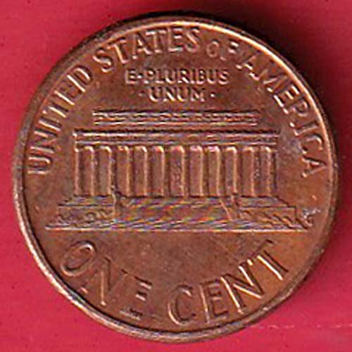united state of America 1996 one cent :- oo4201