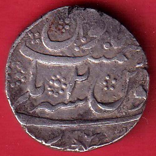 mughals Aalamgir bareli mint ah 1168 one rupee silver coin - OO5646