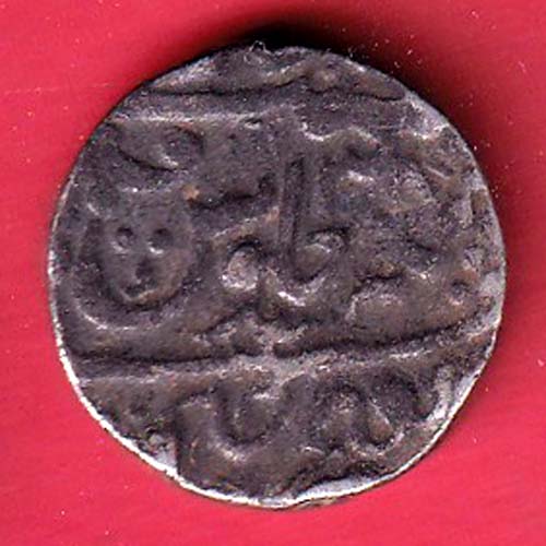 Gwalior State Ujjain Mint High Grade One Rupee silver coin –@HUB6027
