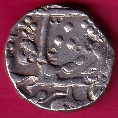 MARATHA SHAH ALAM II VAPHGAON MINT ONE RUPEE SILVER COIN@HUB.185
