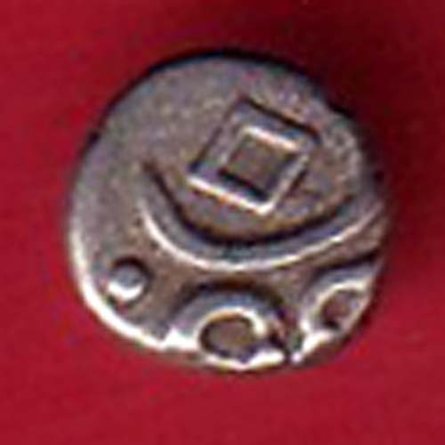 TRAVANCORE STATE RAJARAM VERMA IV SILVER CHUKRAM COIN :- oo4017