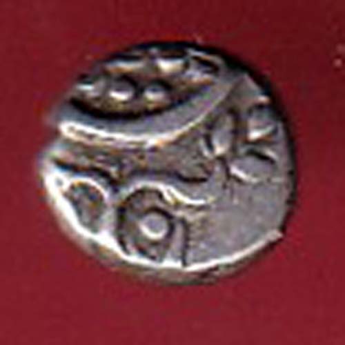 TRAVANCORE STATE RAJARAM VERMA IV SILVER CHUKRAM COIN - oo4971