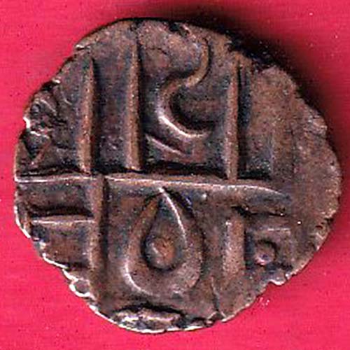 BHUTAN DEB Weight– 2.55 gm : HALF DEB COPPER COIN :- oo2206