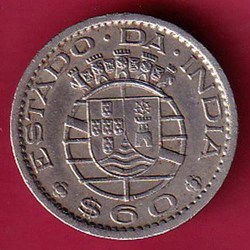 Portuguese India 60 Centavos 1959 – OO2545
