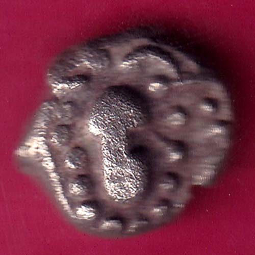 ANCIENT INDIA GADHAYA DYNASTY KING PORTRAIT COIN  –@HUB4173