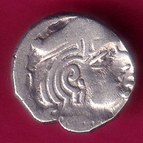 ANCIENT INDIA KSHATRAP DYNASTY KINGS PORTRAIT RARE SILVER COIN –@HUB3148
