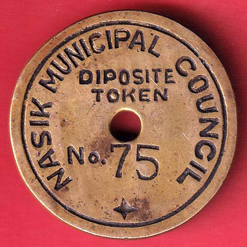 TOKEN:NASIK MUNICIPAL COUNCIL DIPOSITE TOKEN NO:75  :- OO3226