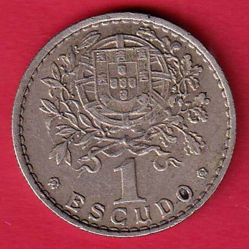 Portugal 1 Escudo 1968 -  oo3983