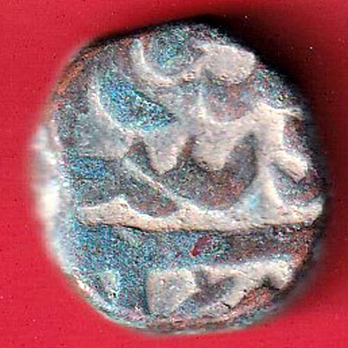 mughals Muhammad Shah elichpur Mint one paisa copper coin –OO4165