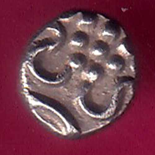 TRAVANCORE STATE RAJARAM VERMA IV SILVER CHUKRAM COIN–@HUB3615