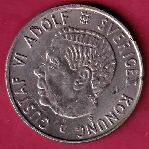 World Coin Sweden Gustaf VI Adolf 1971 –@HUB2567