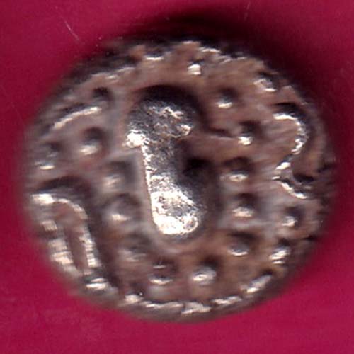 ANCIENT INDIA GADHAYA DYNASTY KING PORTRAIT COIN :-@hub4748