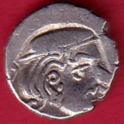 ANCIENT INDIA KSHATRAP DYNASTY KINGS PORTRAIT RARE SILVER Beautiful Coin:- oo4093