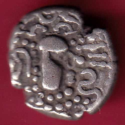 ANCIENT INDIA GADHAYA DYNASTY KING PORTRAIT COIN –@HUB1594