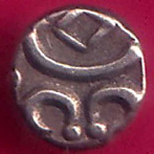 TRAVANCORE STATE RAJARAM VERMA IV SILVER CHUKRAM COINTRAVANCORE STATE -F7926 RAJARAM VERMA IV SILVER CHUKRAM COIN –@HUB5903