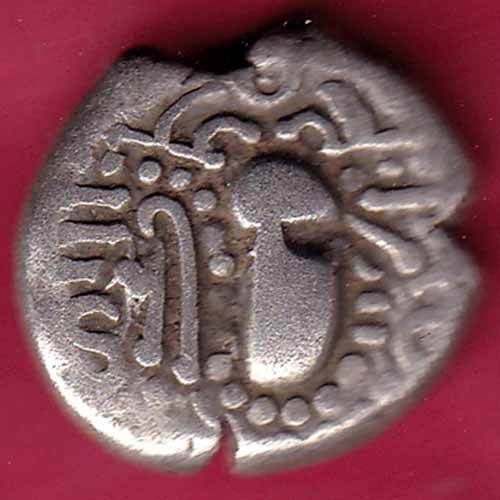 ANCIENT INDIA GADHAYA DYNASTY KING PORTRAIT COIN – S912