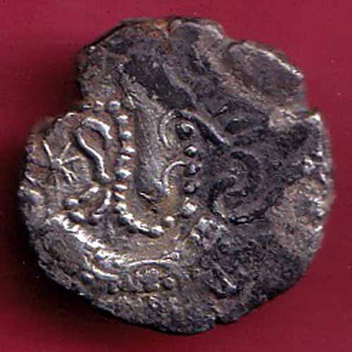 ANCIENT INDIA INDO SASSANIAN SRI HA SERIES RAJASTHAN RARE SILVER COIN –VA942