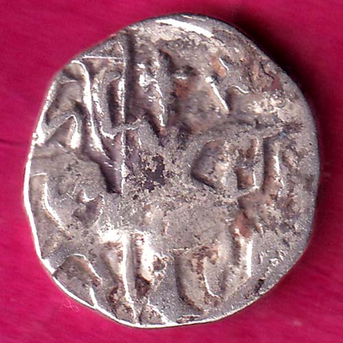 Hindushahia, kabul n gandhara silver drachma horseman n bill type coin–@HUB2518