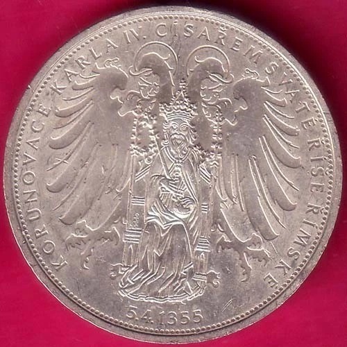 KORUNOVACE KARLA IV 1355 RARE COIN –@HUB5890
