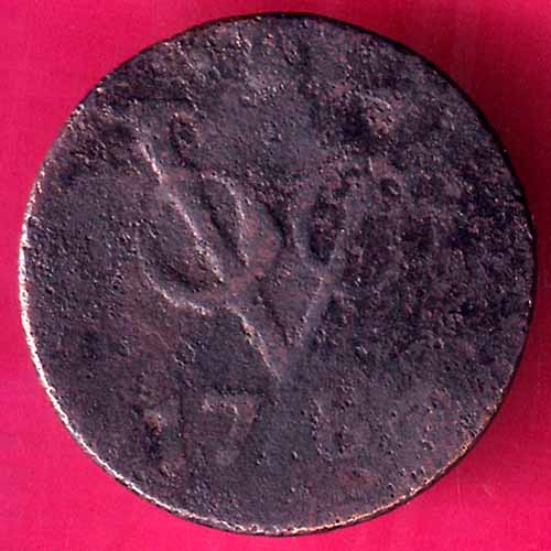 Netherlands 1734 East Indies VOC Duit Coin :- OO1062