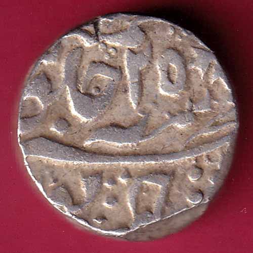 Chatrapur State One Rupee silver coin–@HUB1654