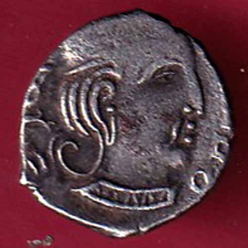 ANCIENT INDIA KSHATRAP DYNASTY KINGS PORTRAIT RARE SILVER COIN  -VA329