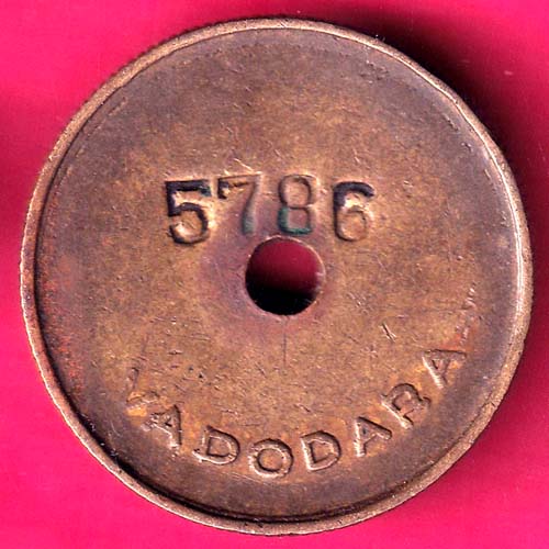 British india 1933 George v one quarter anna copper coin- VA823