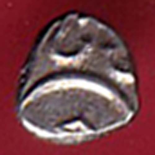 TRAVANCORE STATE RAJARAM VERMA IV SILVER CHUKRAM COIN–@HUB5962