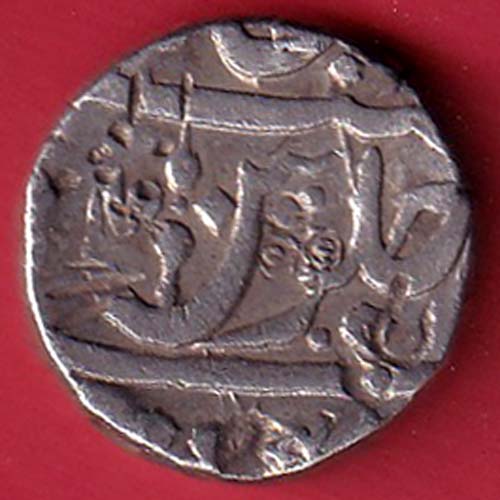 Maratha Conf. Shah Alam II Poona mint One Rupee silver coin:- OO4329