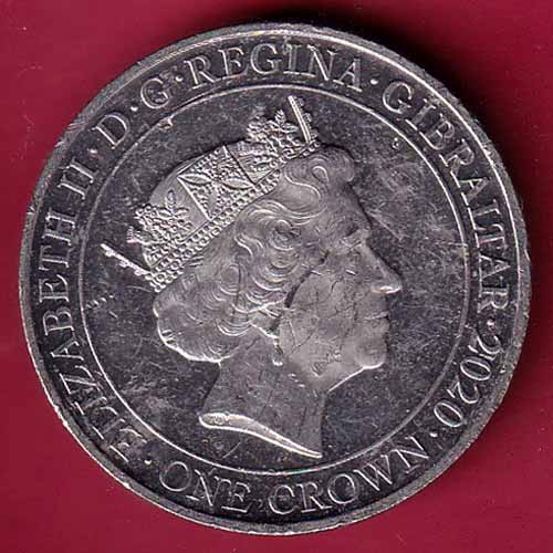ELIZABETH II DEI-GRA REGINA. GIBRALTAR 2020 ONE CROWN A MIRACLE OF DELIVERANCE 1940 -VA264