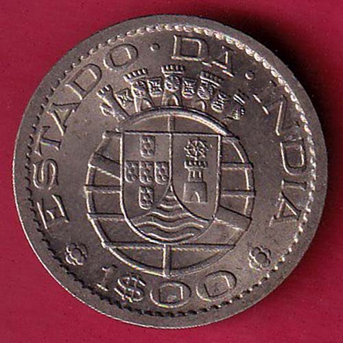 PORTUGUESE INDIA GOA 1 ESCUDO 1959 COIN – OO2485