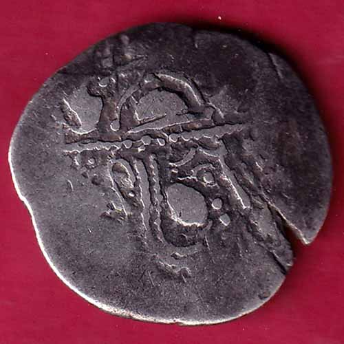 ANCIENT INDIA INDO SASSANIAN SRI HA SERIES RAJASTHAN RARE SILVER COIN -VA102