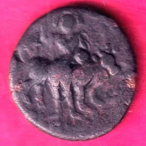 ANCIENT INDIA Kushan Dynasty Weight – 16.79 gm rare copper coin @HUB5143