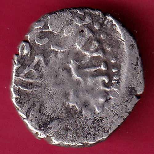 ANCIENT INDIA KSHATRAP DYNASTY KING PORTRAIT SILVER COIN :- @HUB1447
