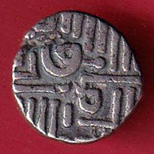 NAWANAGAR STATE SHREE JAAMJI half KORI SILVER COIN :- oo3410