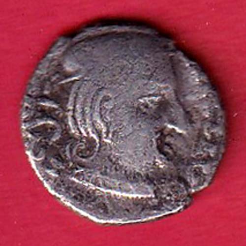 ANCIENT INDIA KSHATRAP DYNASTY KINGS PORTRAIT RARE SILVER COIN-oo5512