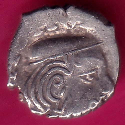 Ancient India Kshtrap Dynasty Kings Portrait Silver Coin–@HUB3221