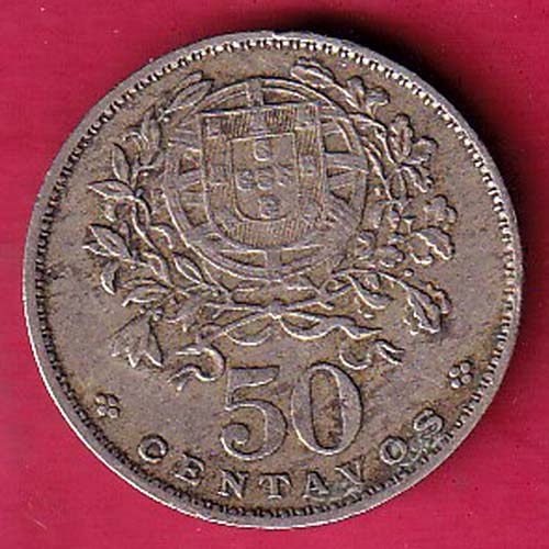 REPUBLICA PORTUGUESA 50 Centavos 1962 – OO2645