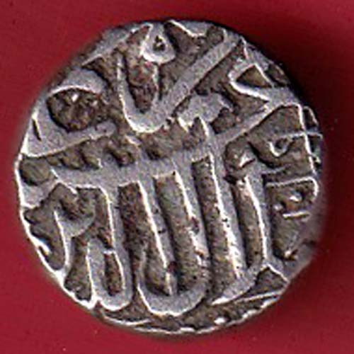 MUGHALS MOHD. AKBAR ONE MAHMUDI SILVER COIN  –@HUB5288