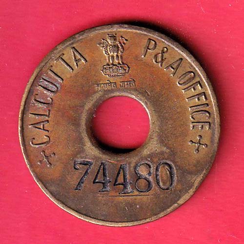 Token : CALCUTTA P&A OFFICE 74480  :- oo4475