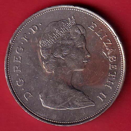 ELIZABETH II D.G.REG.F.D 1981 :- OO3729