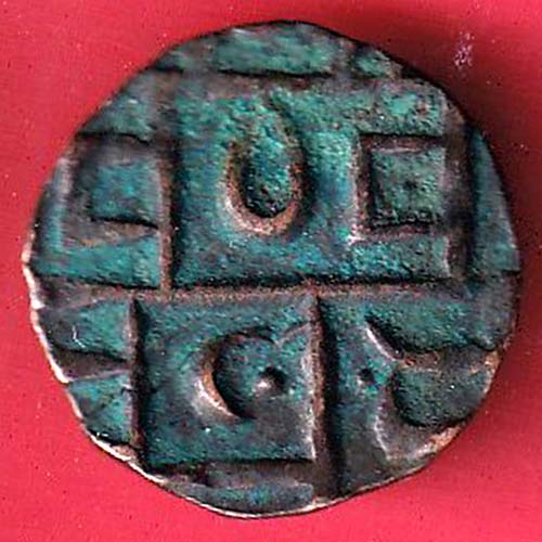 BHUTAN DEB COPPER COIN–OO5834