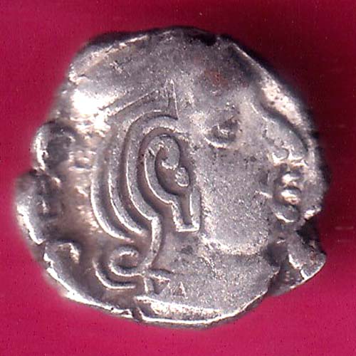 ANCIENT INDIA KSHTRAP DYNASTY KINGS PORTRAIT SILVER COIN–@HUB3447