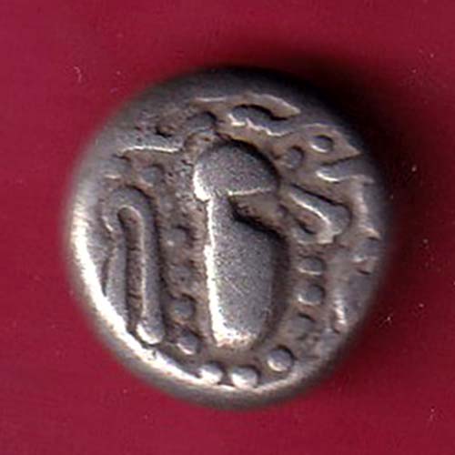 ANCIENT INDIA GADHAYA DYNASTY KING PORTRAIT COIN – OO2571