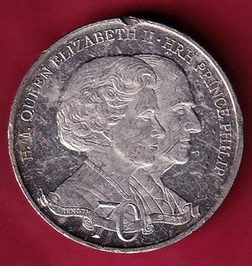 ELIZABETH II DEI-GRA REGINA. GIBRALTAR 2021 ONE CROWN:- oo2126