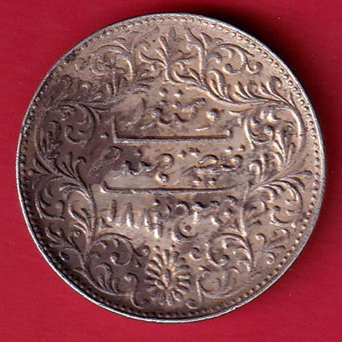 kutch state 1938/1881 shree khengarji 5 kori silver coin– OO3298